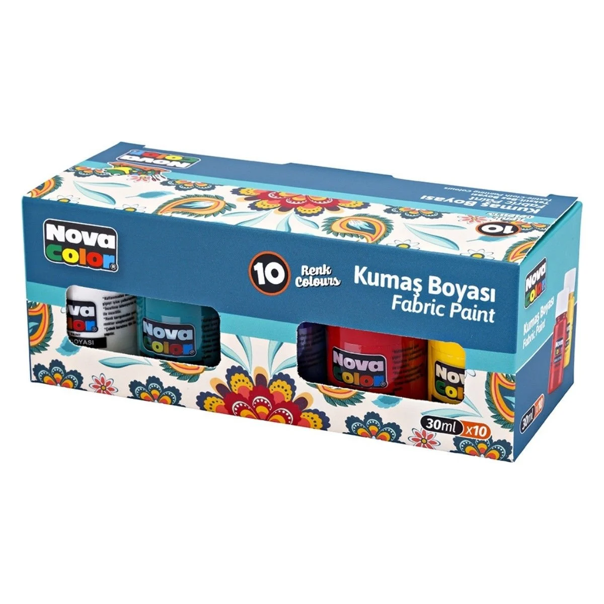 Nova Color Kumaş Boyası Şişe 10lu