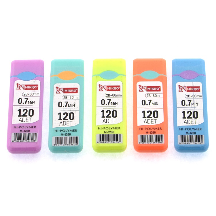 MİKRO M-1260P 60MM KURŞUN KALEM UCU 0.7MM 120 Lİ
