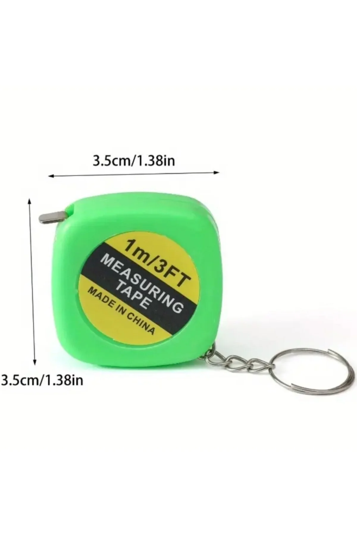 Anahtarlık Şerit Metre (1 METRE) 35mmx35mm