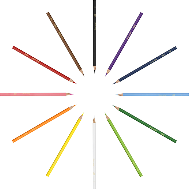 Bic Aquacouleur Kuru-suluboya Kalemi 12 Li Tam Boy