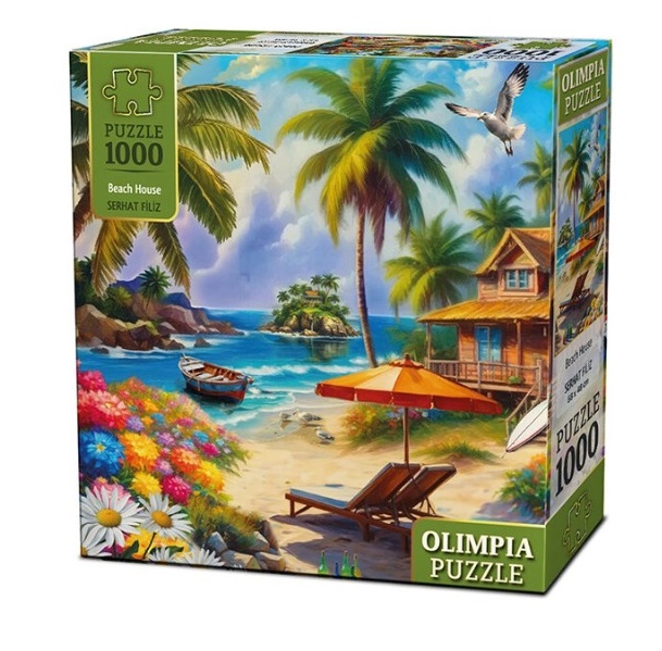 Olimpia Puzzle Sahil Evi 1000 Parça
