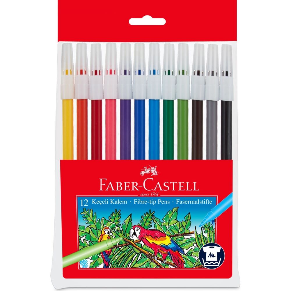 Faber-Castell Keçeli Kalem 12Li