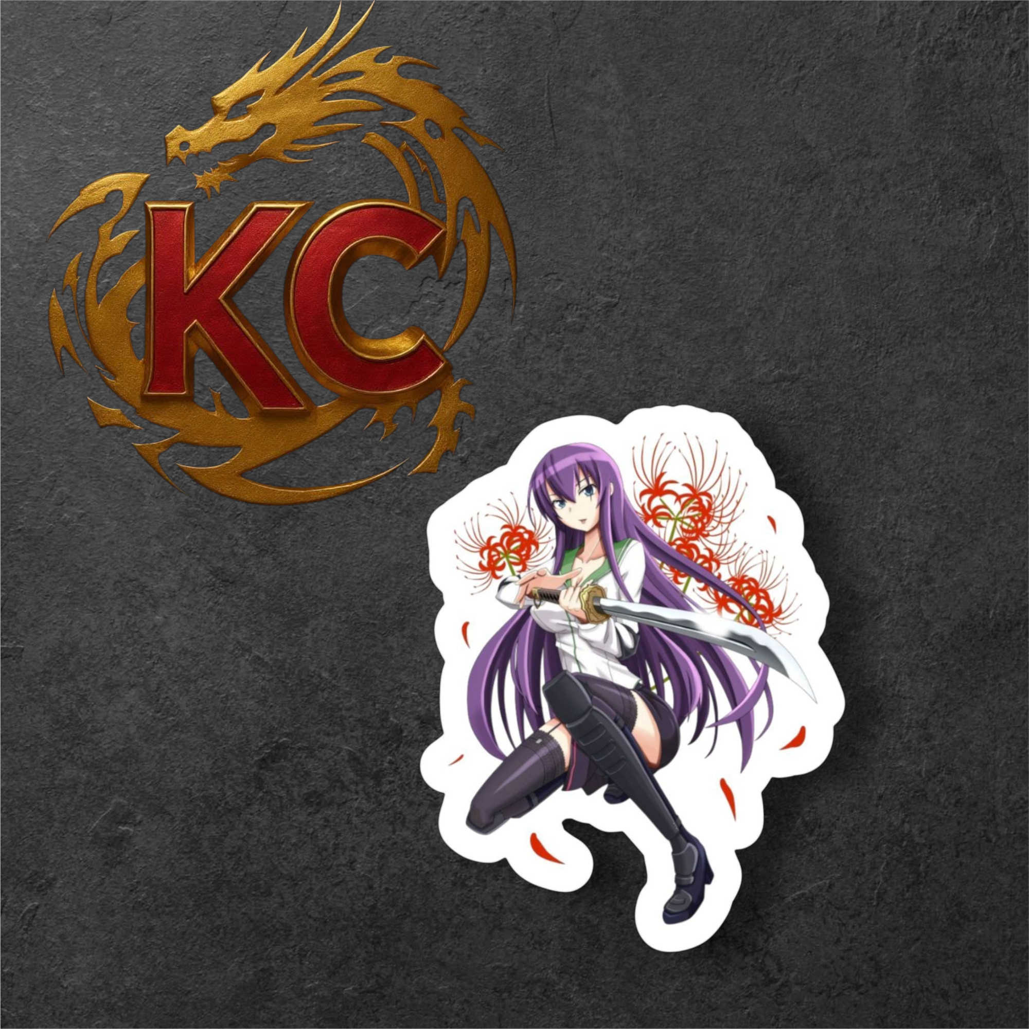 Anime Saeko Busujima Sticker