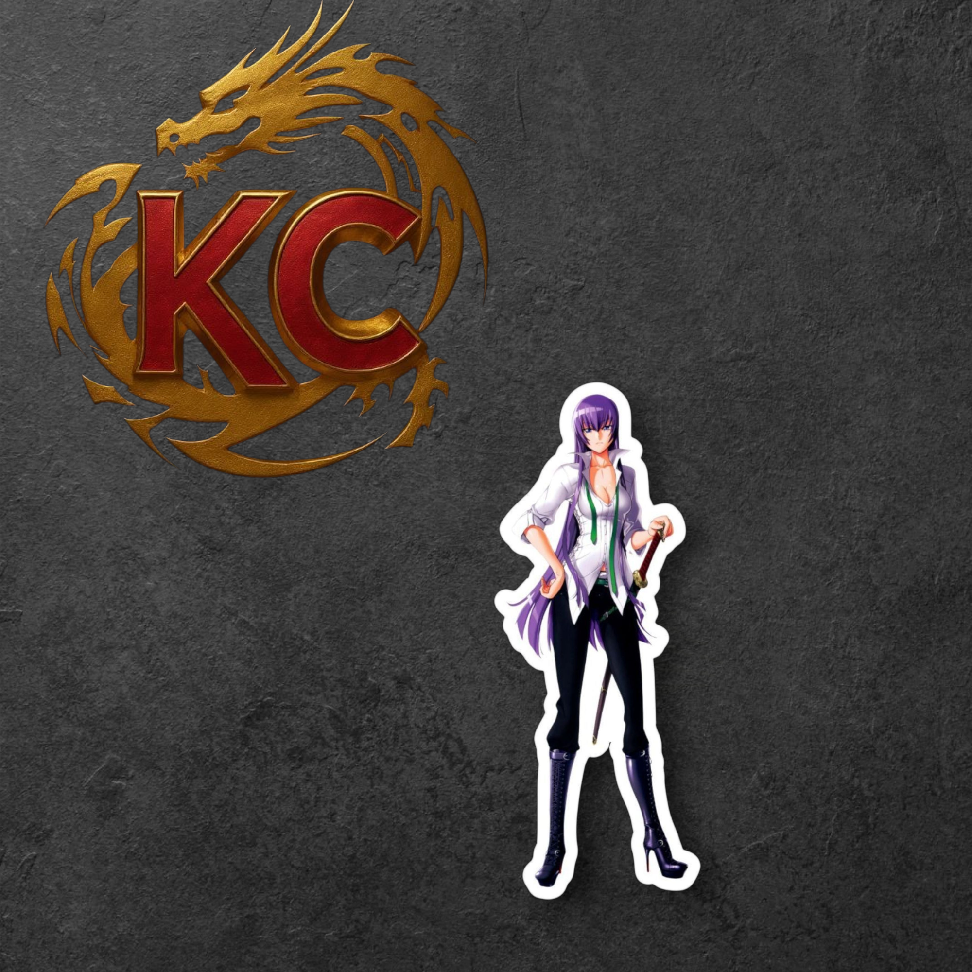 Anime Saeko Busujima Sticker