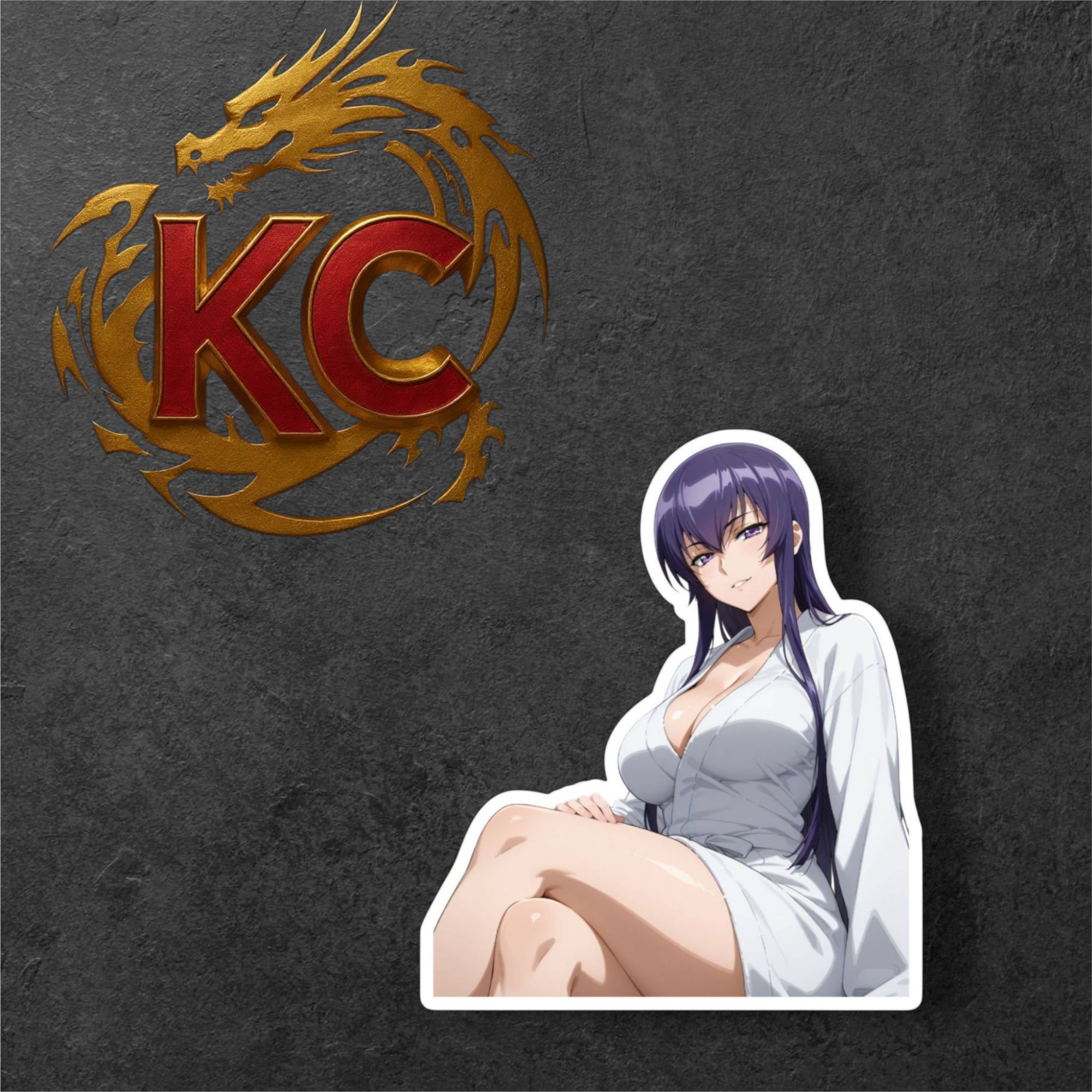 Anime Saeko Busujima Sticker