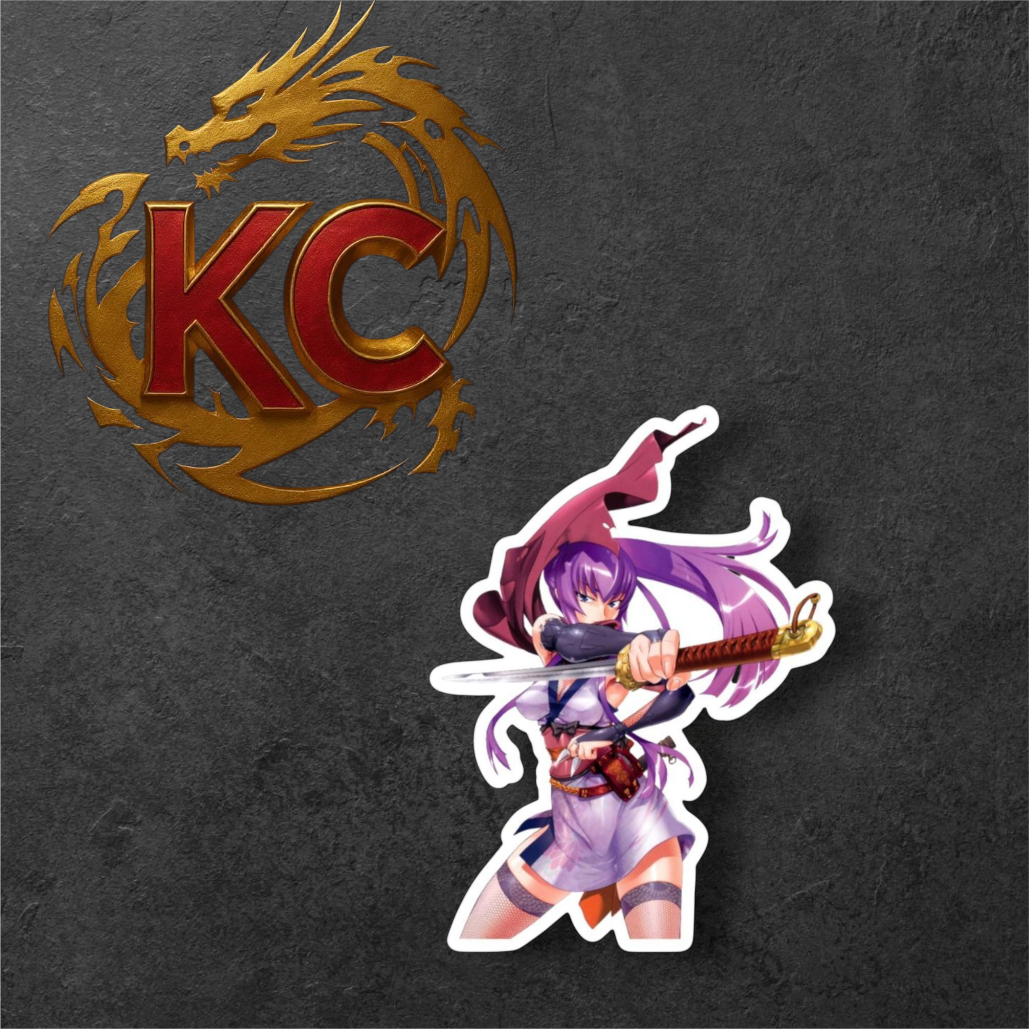 Anime Saeko Busujima Sticker