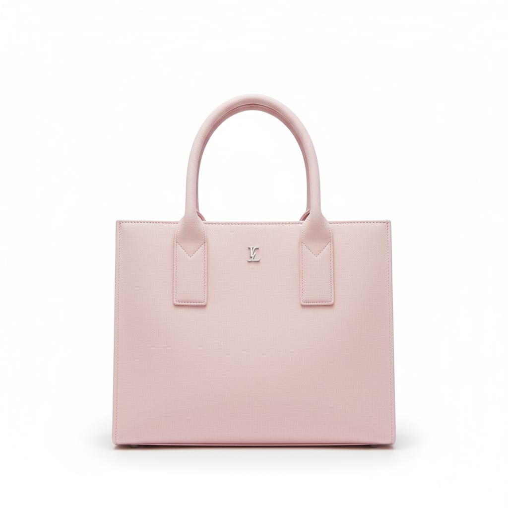 Pastel Pink Classic Tote – Elegant LV Style