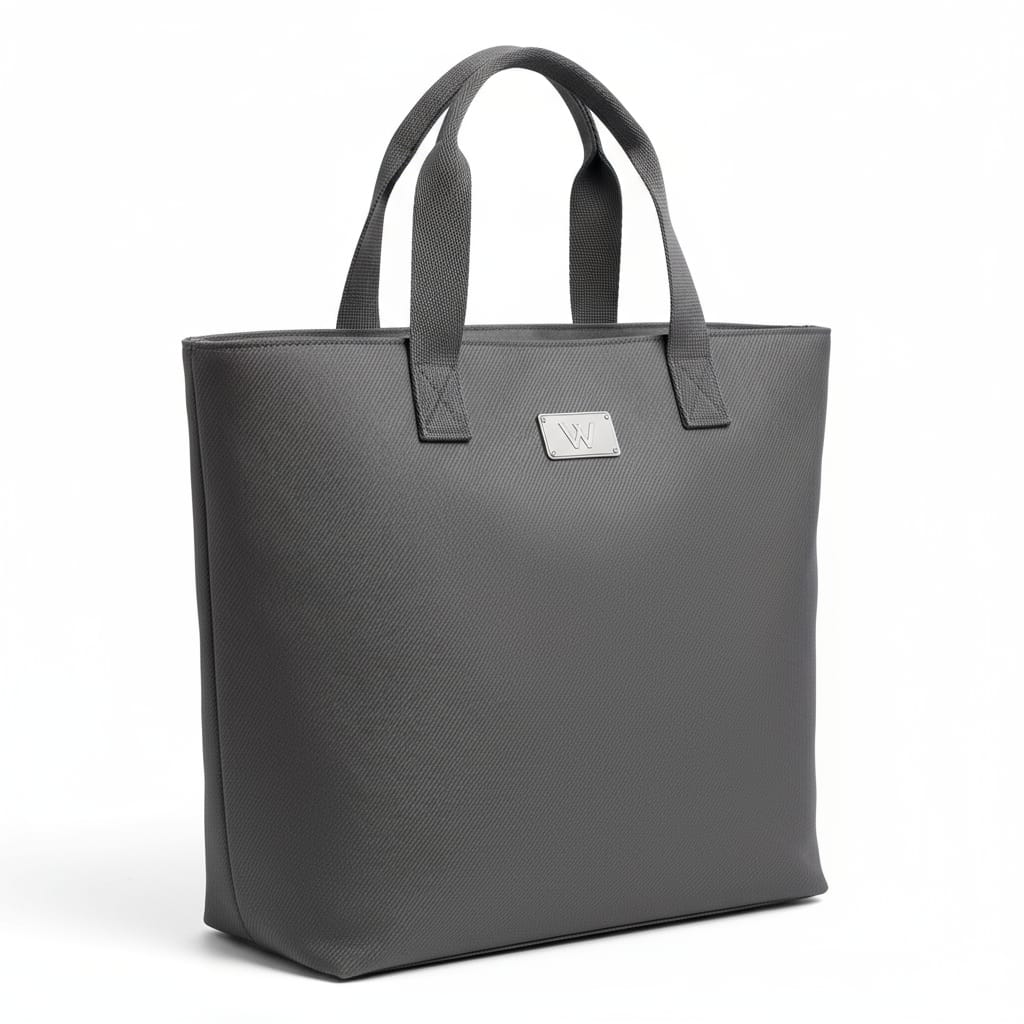Minimalist Grey Tote