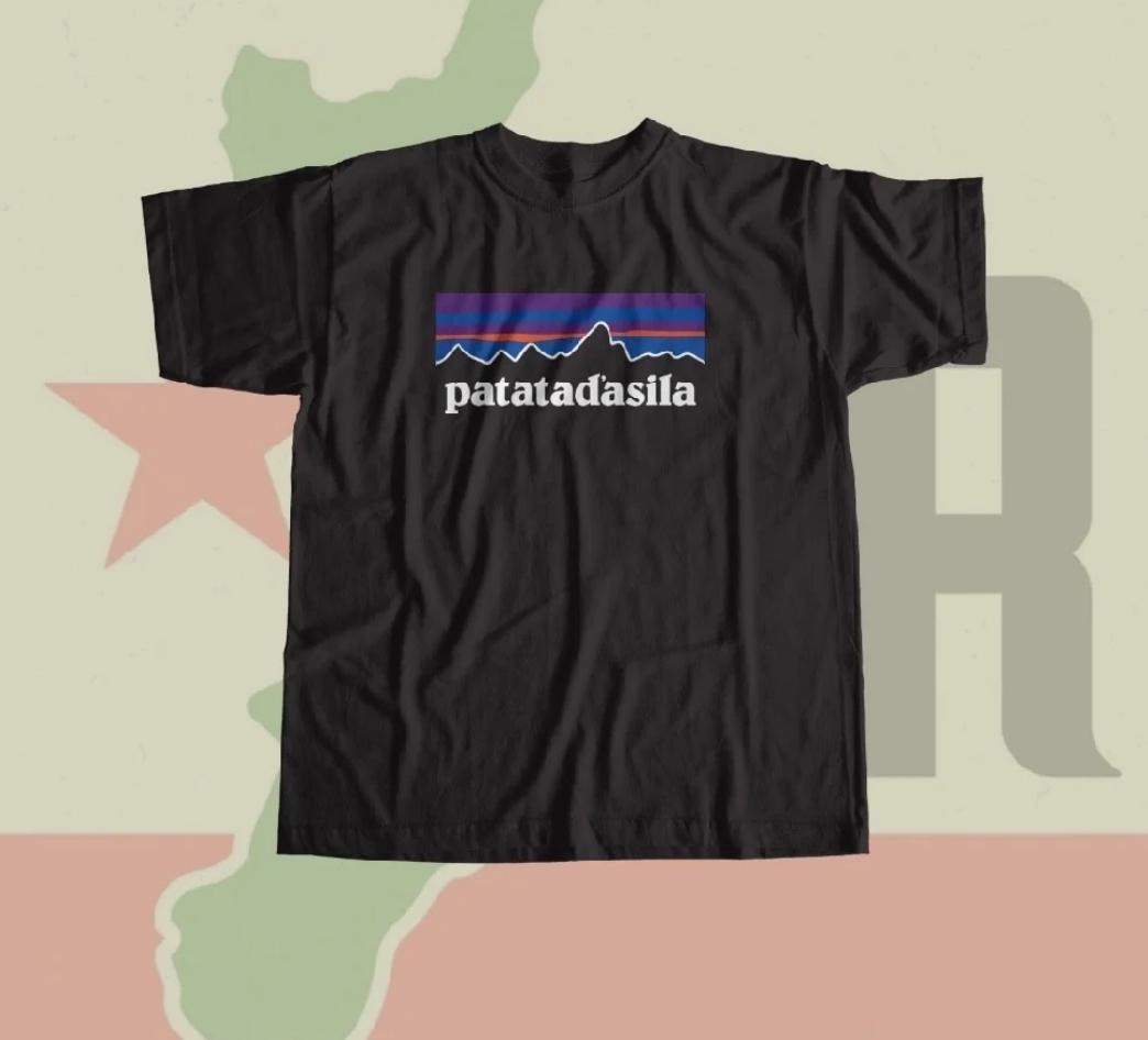 Patata da Sila T-shirt Nera Maschile