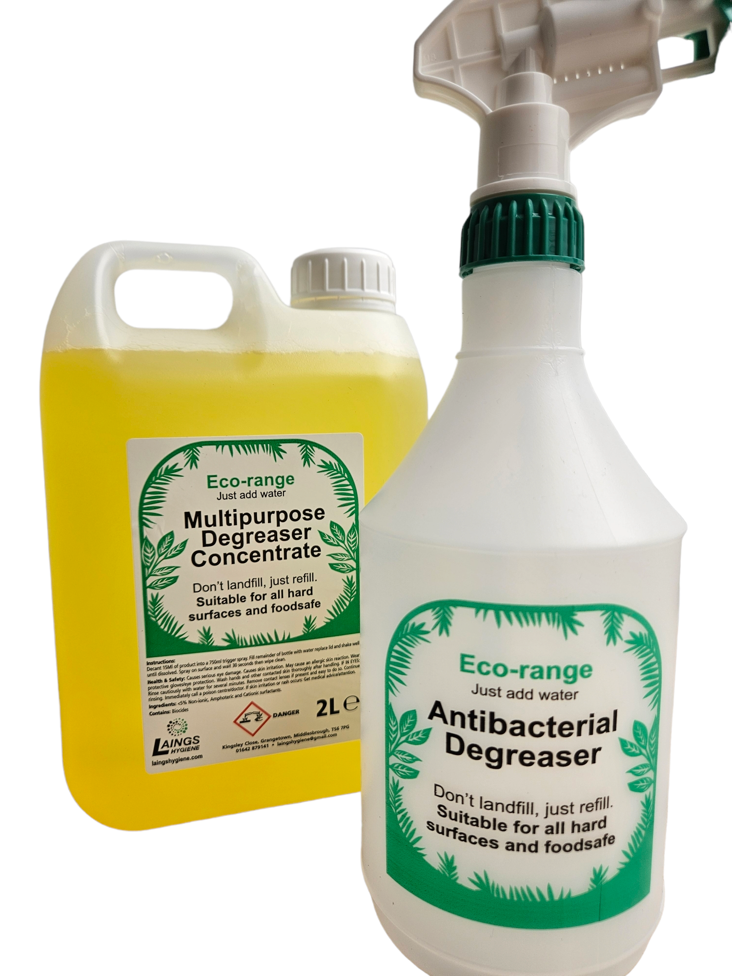 Eco-range Degreaser Set