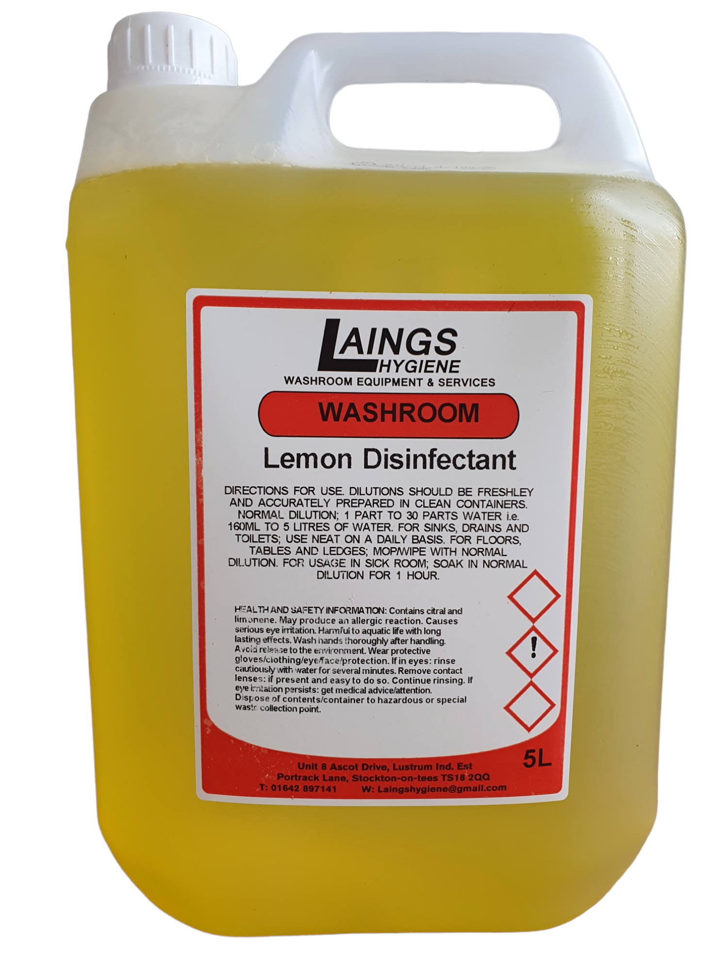 Lemon Disinfectant 5L