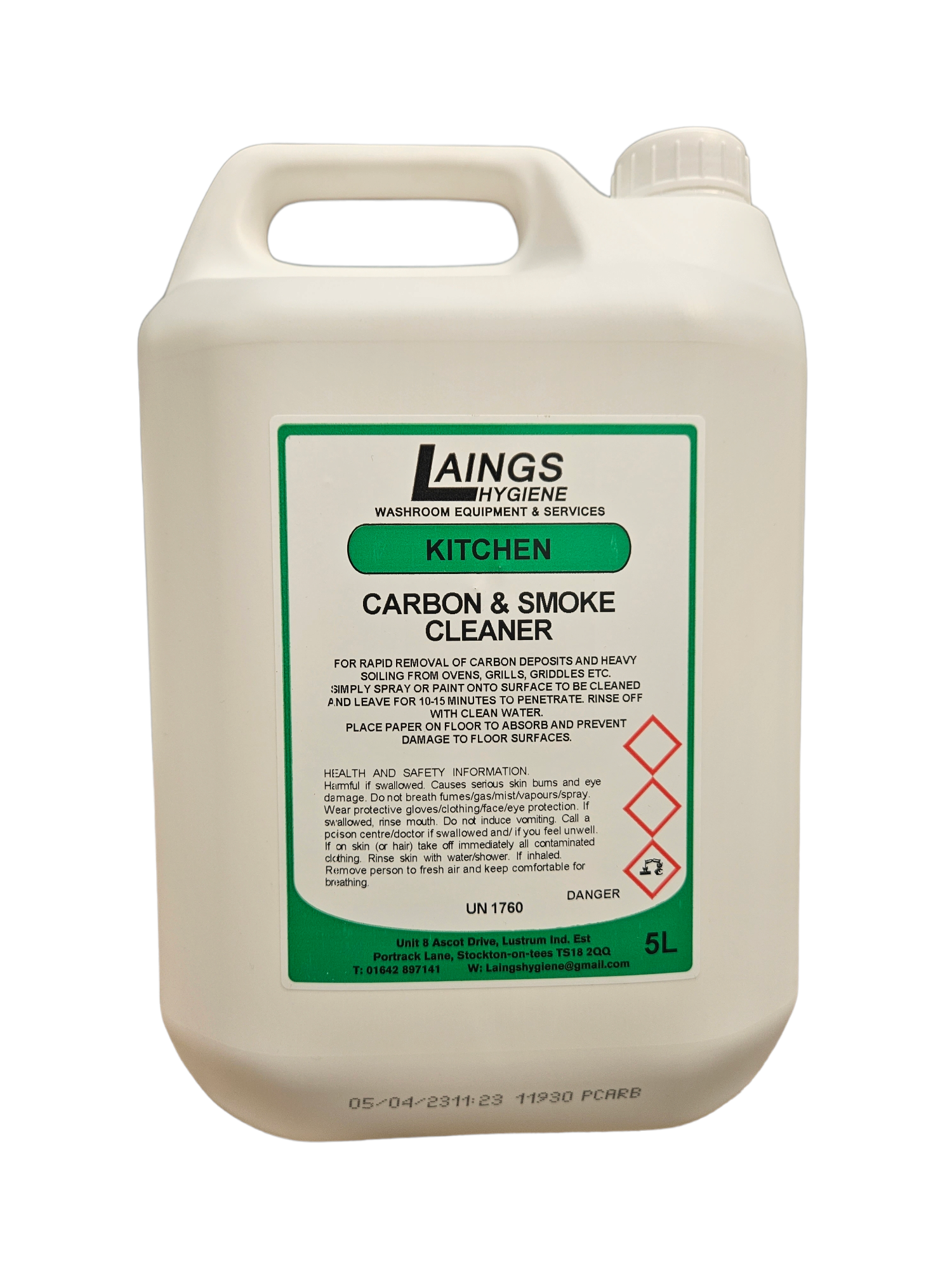 Laings Hygiene Kitchen Carbon & Smoke Cleaner