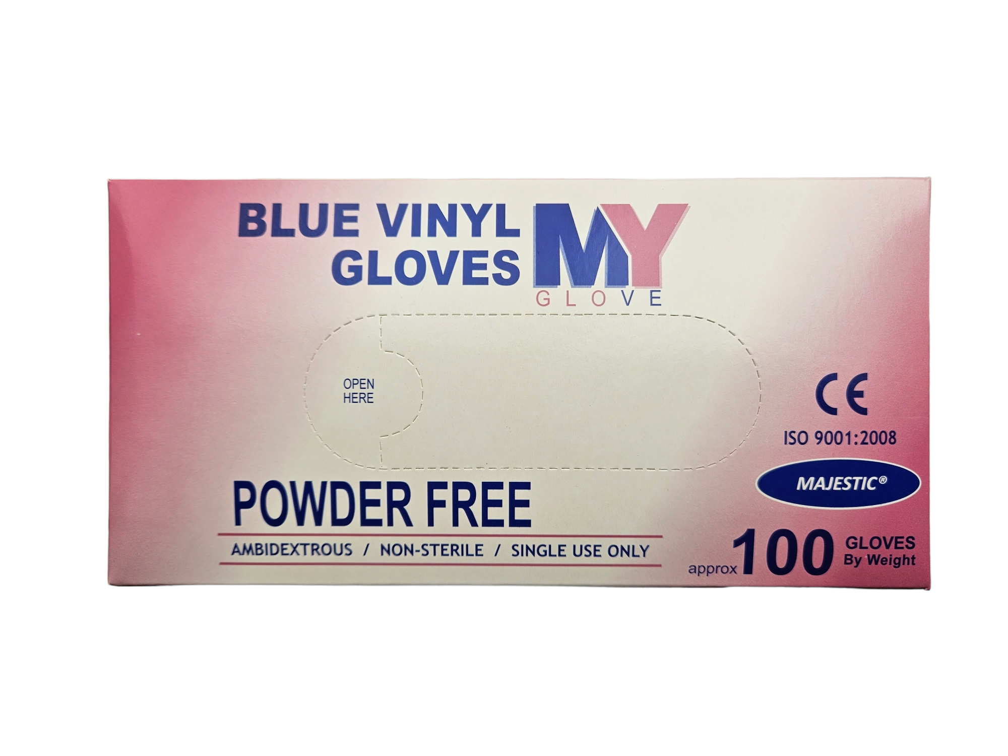 Blue Vinyl Gloves
