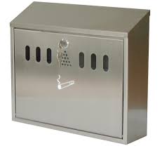 Stainless Steel Wall-Mounted Ashtray
