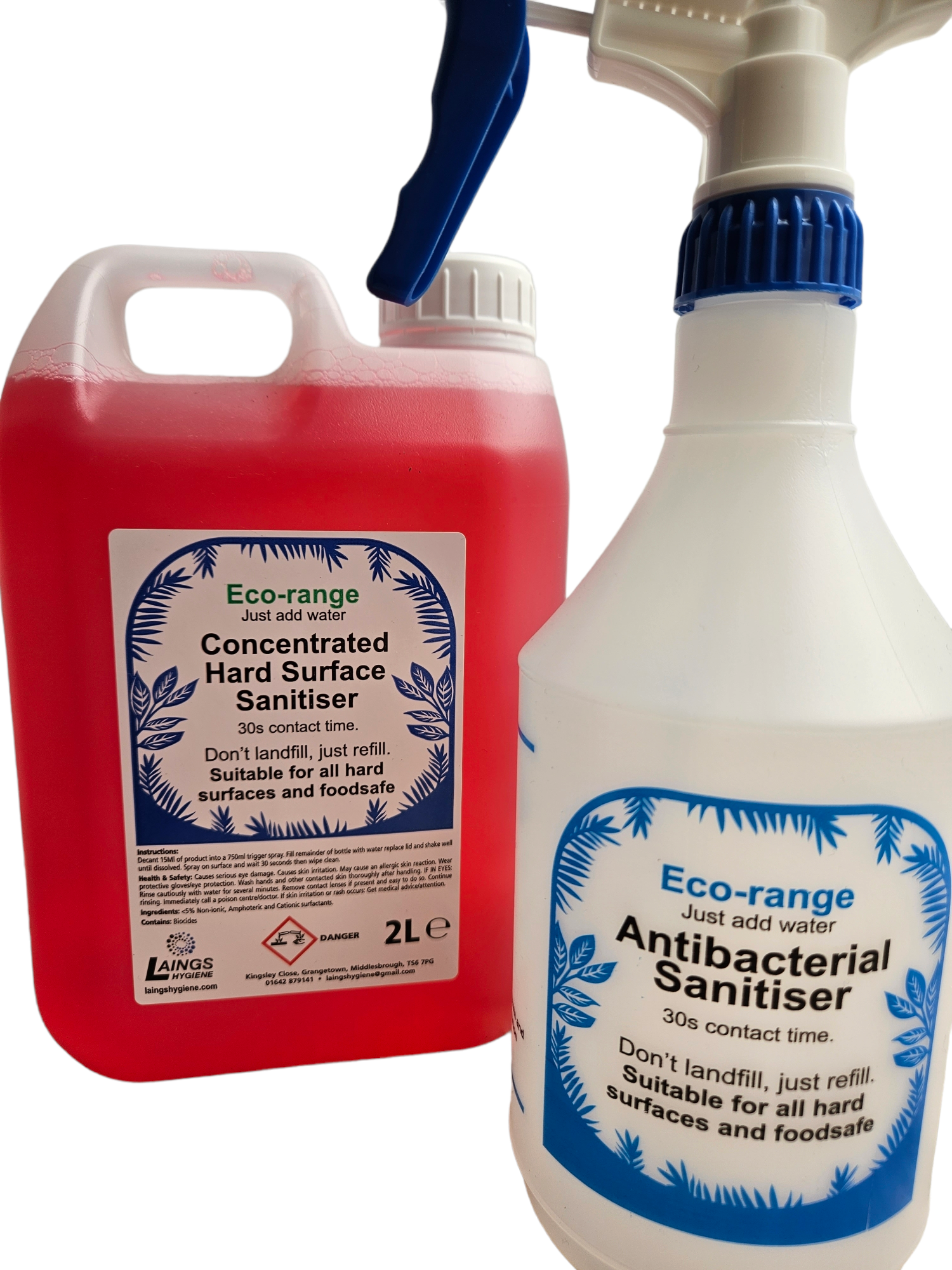 Eco-range Hard Surface Sanitisers