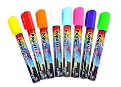 Popart Colorful Markers Set