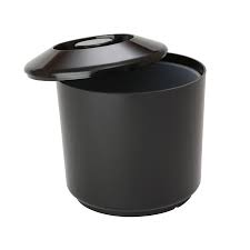Black Waste Bin