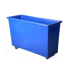 Large Blue Plastic Bin