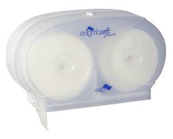 Twin roll toilet tissue dispenser