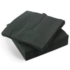 Black Paper Napkins