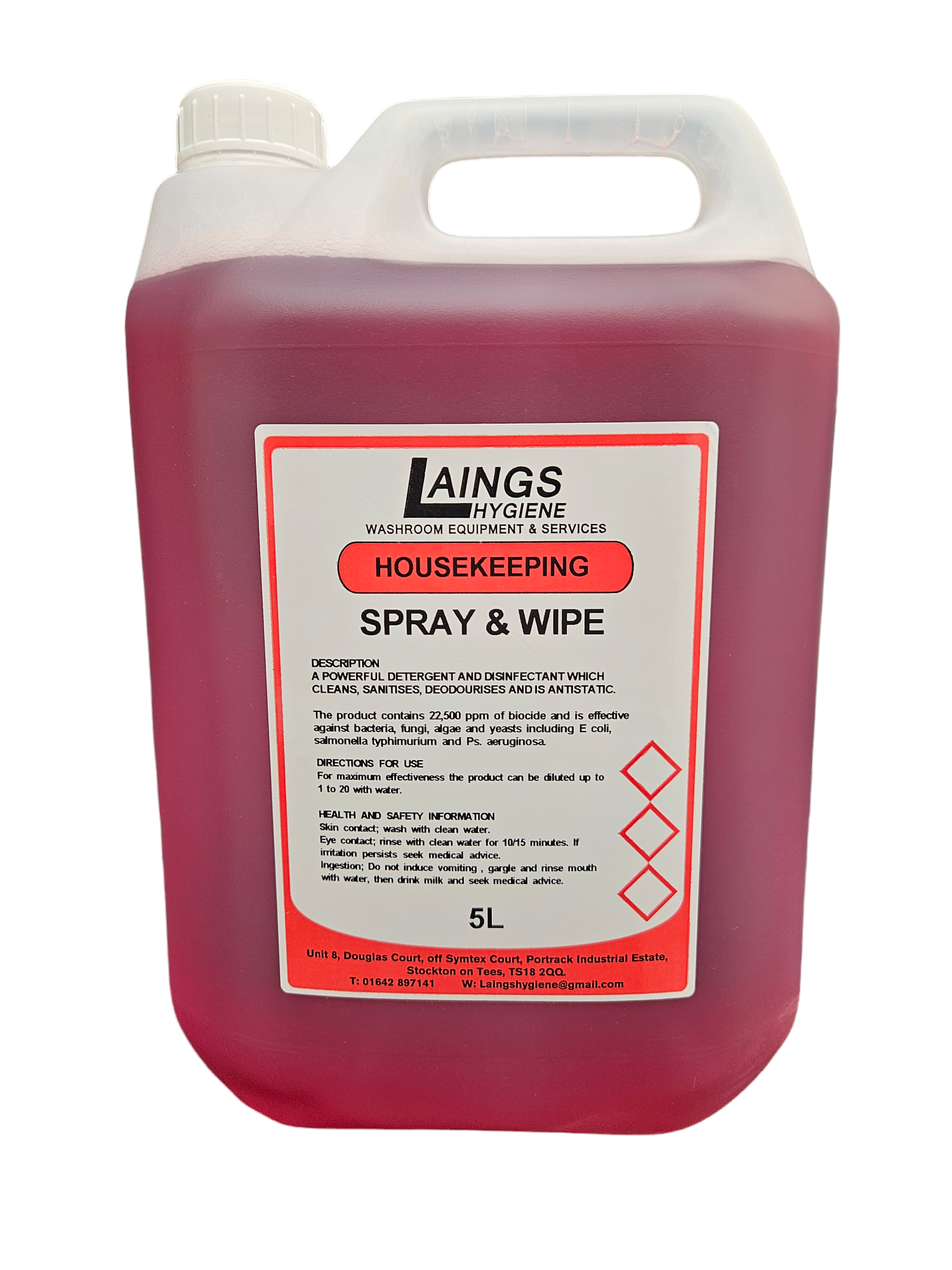 Housekeeping Spray & Wipe 5L