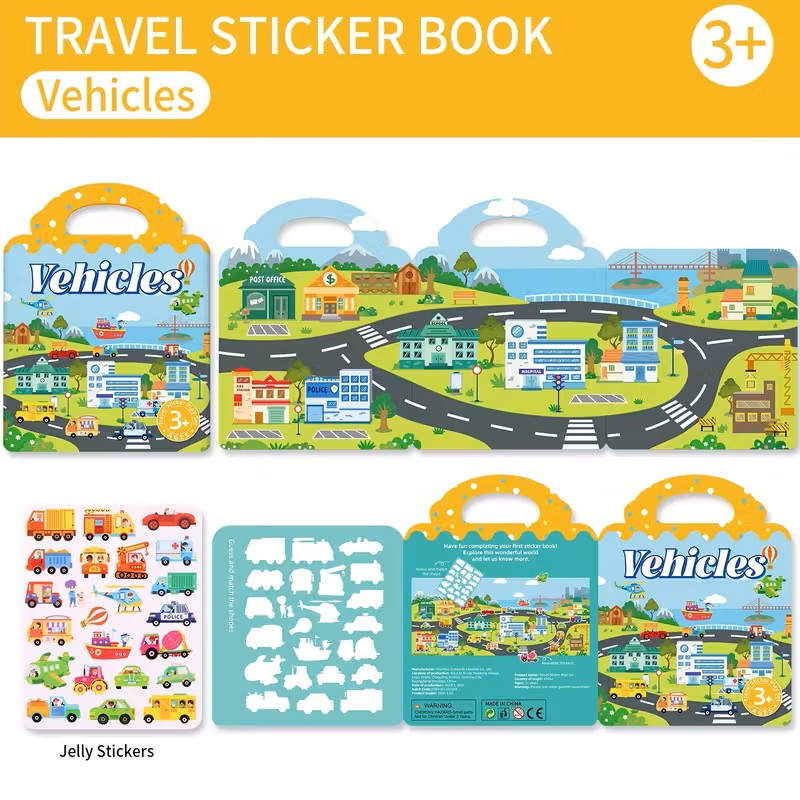 Kūrybinė lipdukų knygelė