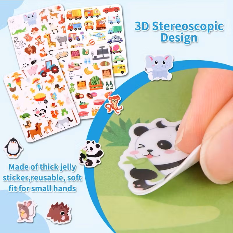 Kūrybinė lipdukų knygelė