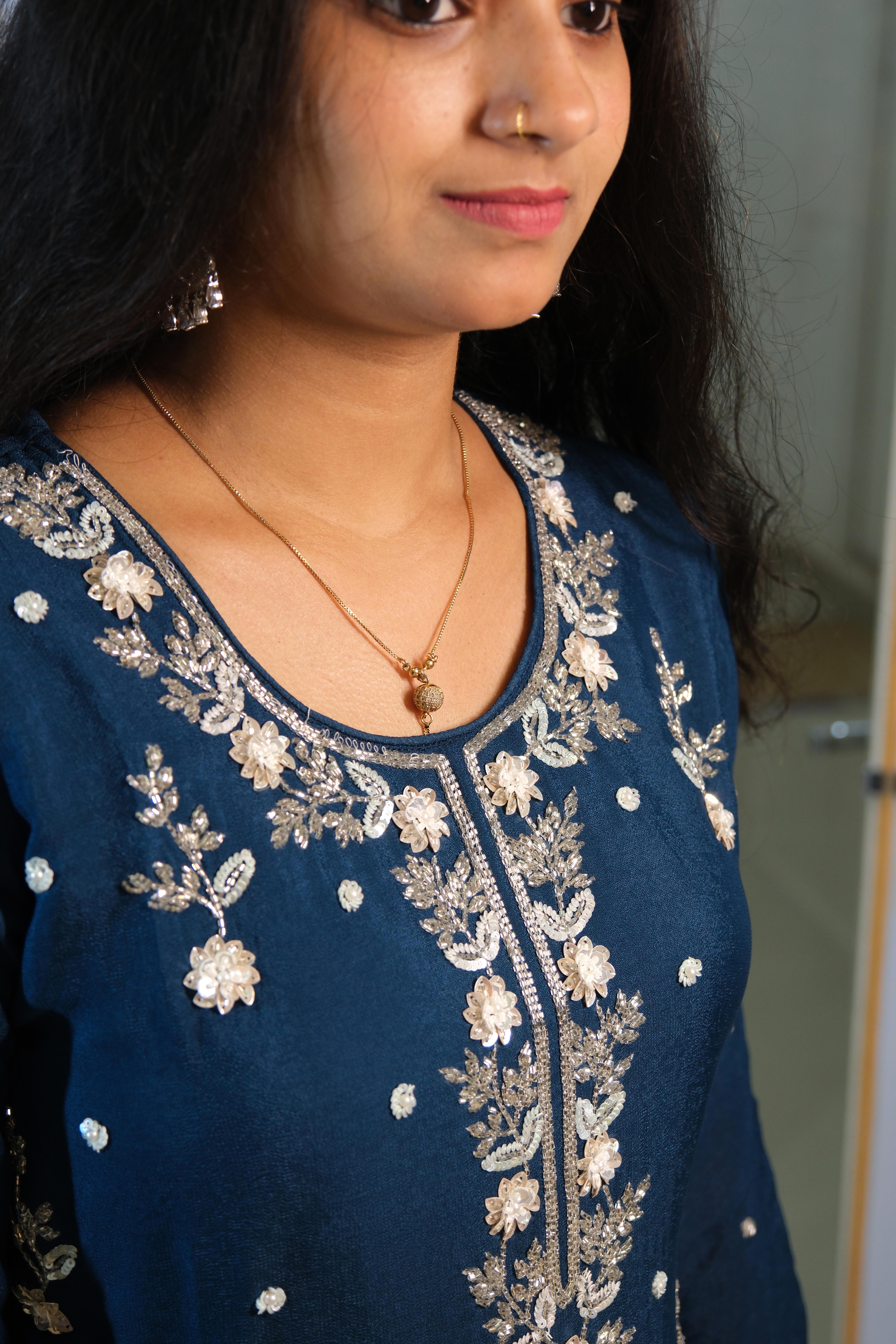 Handwork Plazzo Suit Set