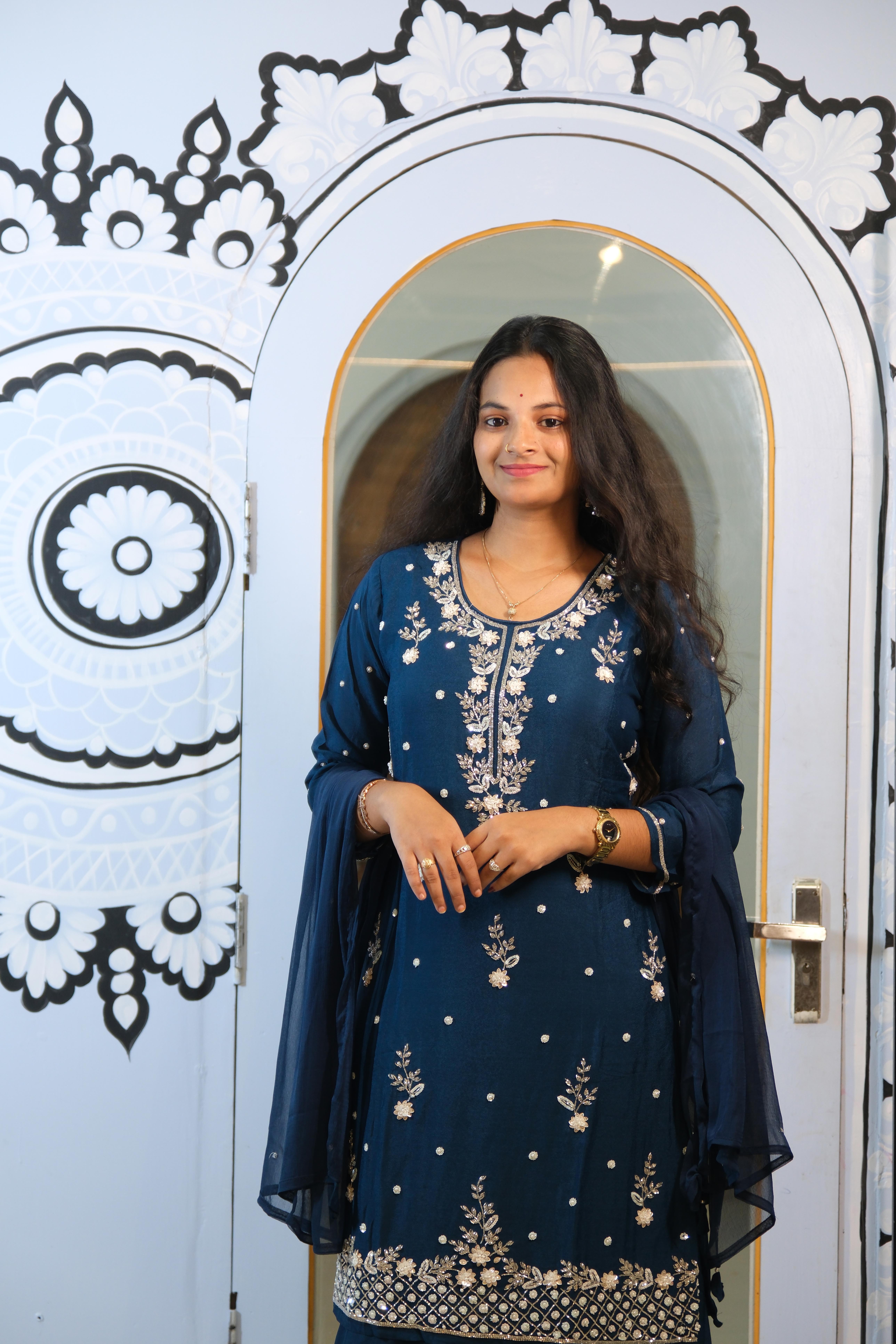 Handwork Plazzo Suit Set