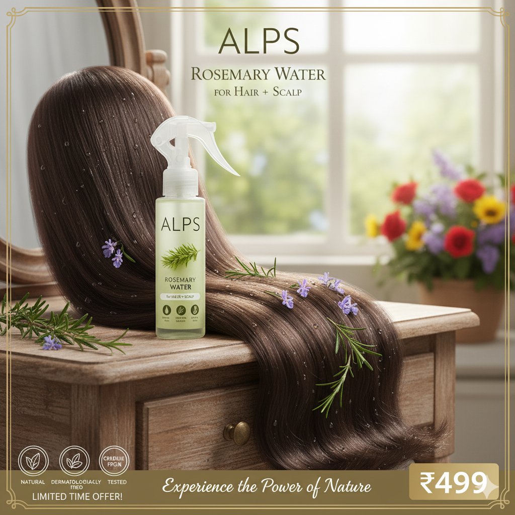 2 Pieces of ALPS Rosemary Water for Hair + Scalp by ElitePort 