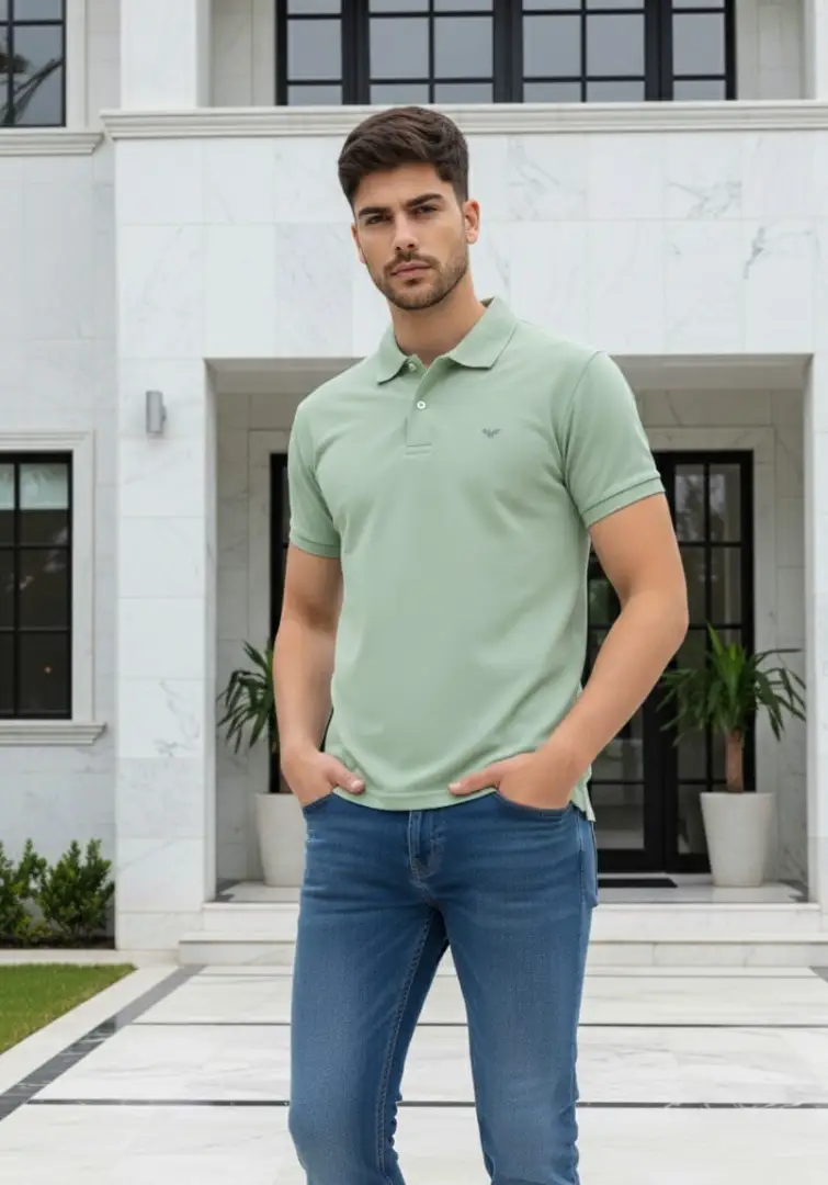 Light Green Polo Shirt