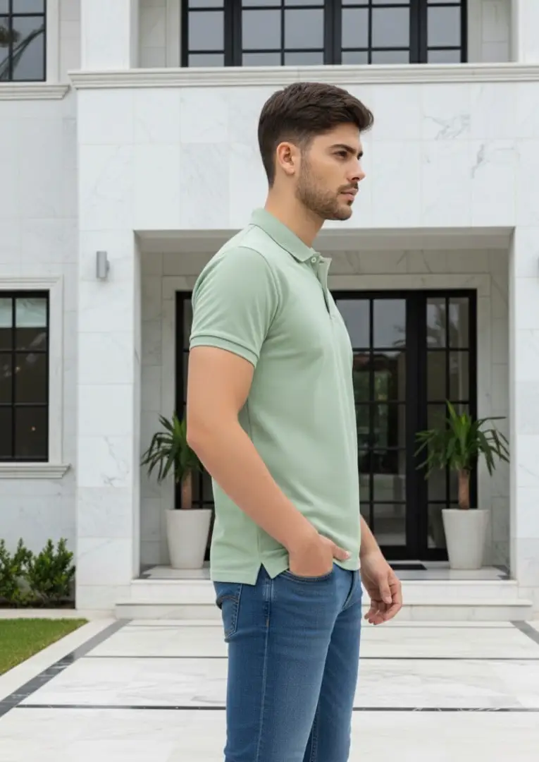 Light Green Polo Shirt