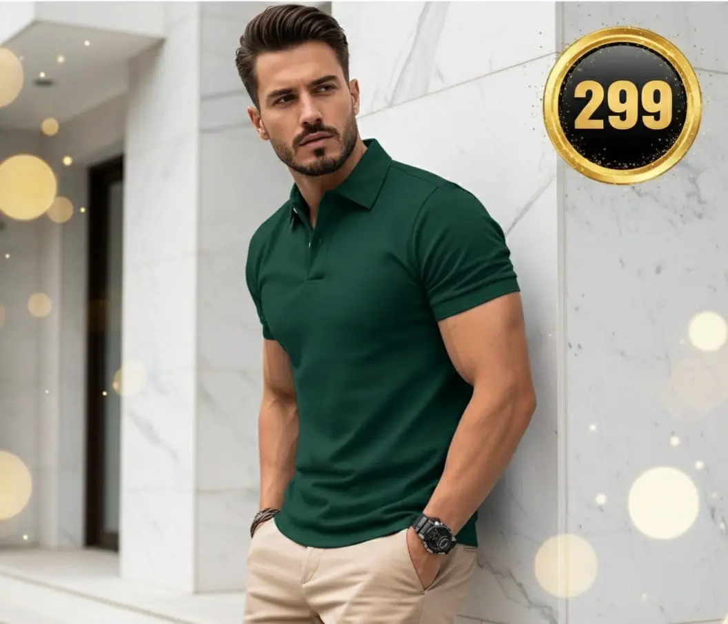 Dark Green Polo Shirt