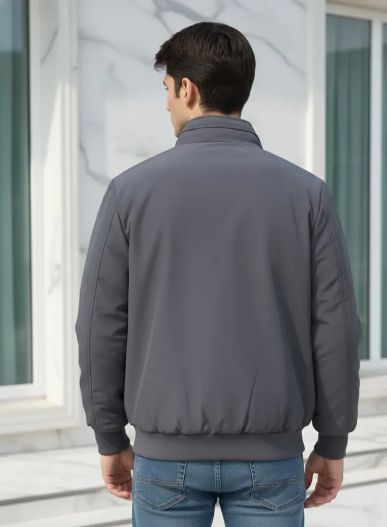 Men's Grey winter Jacket
