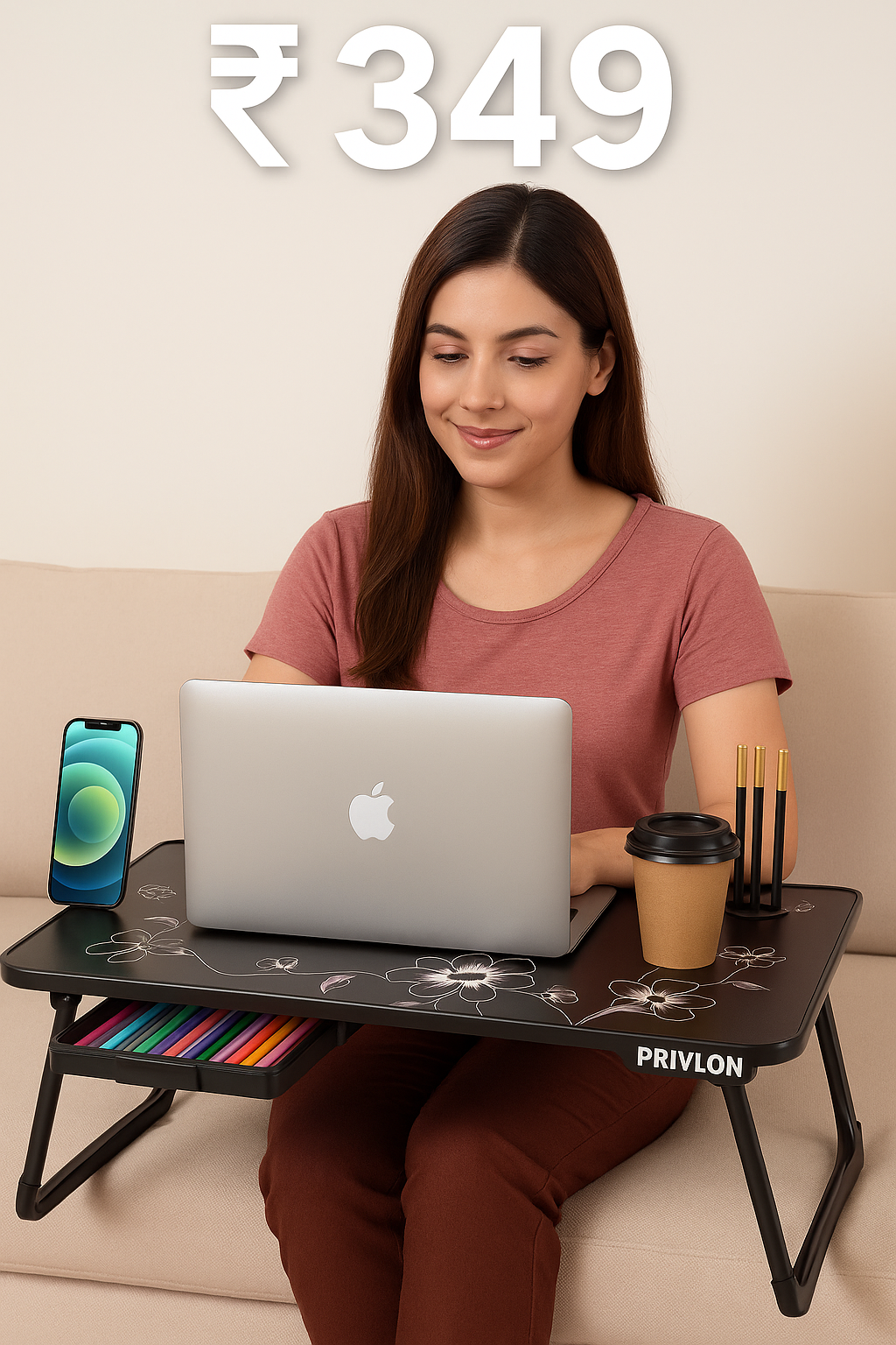 Multifunctional Folding Study Table