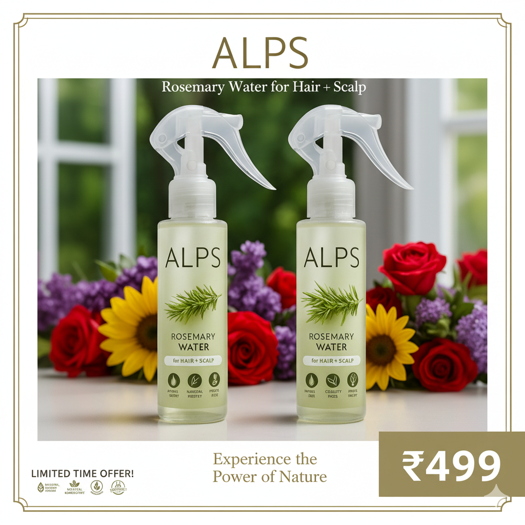 2 Pieces of ALPS Rosemary Water for Hair + Scalp by ElitePort