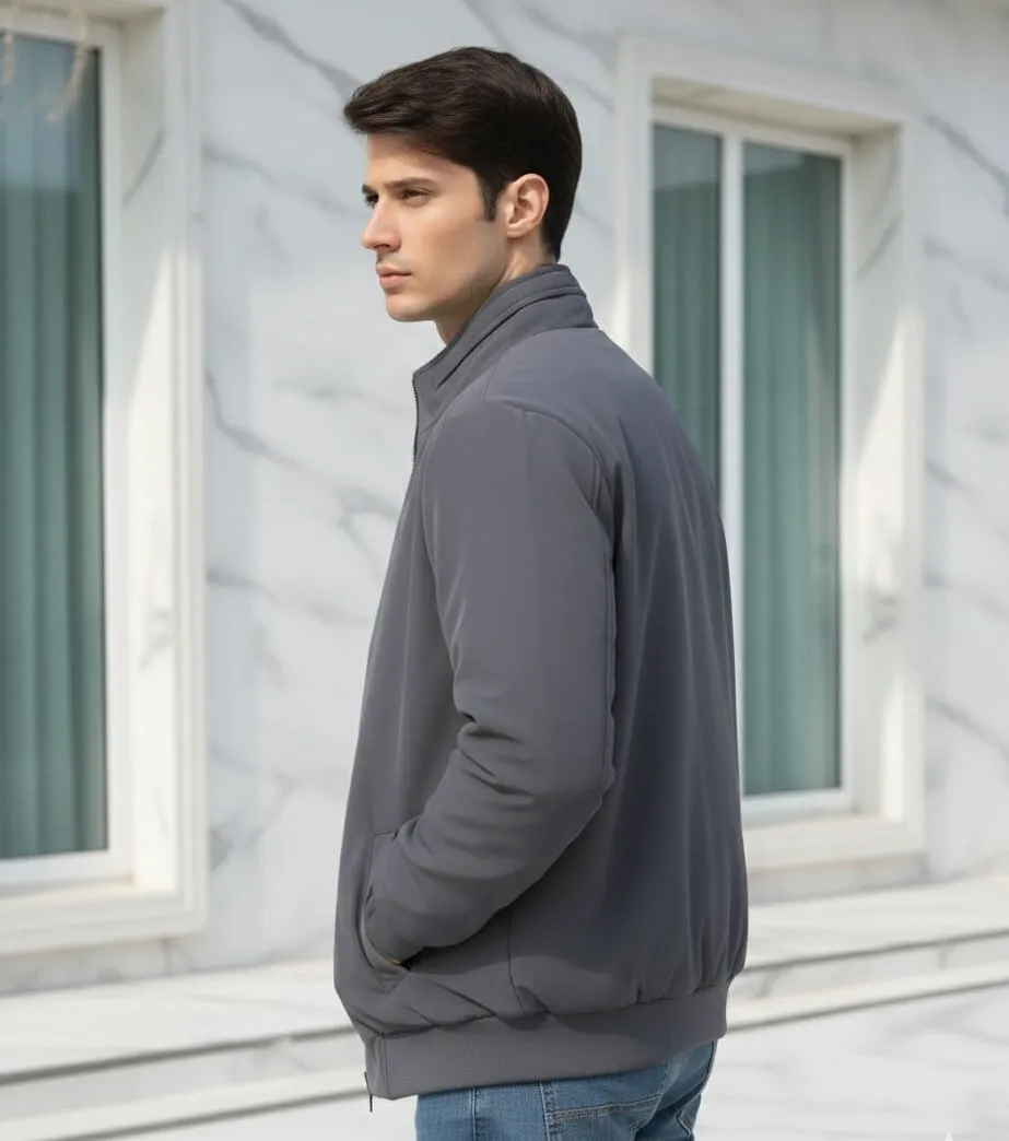 Men's Grey winter Jacket