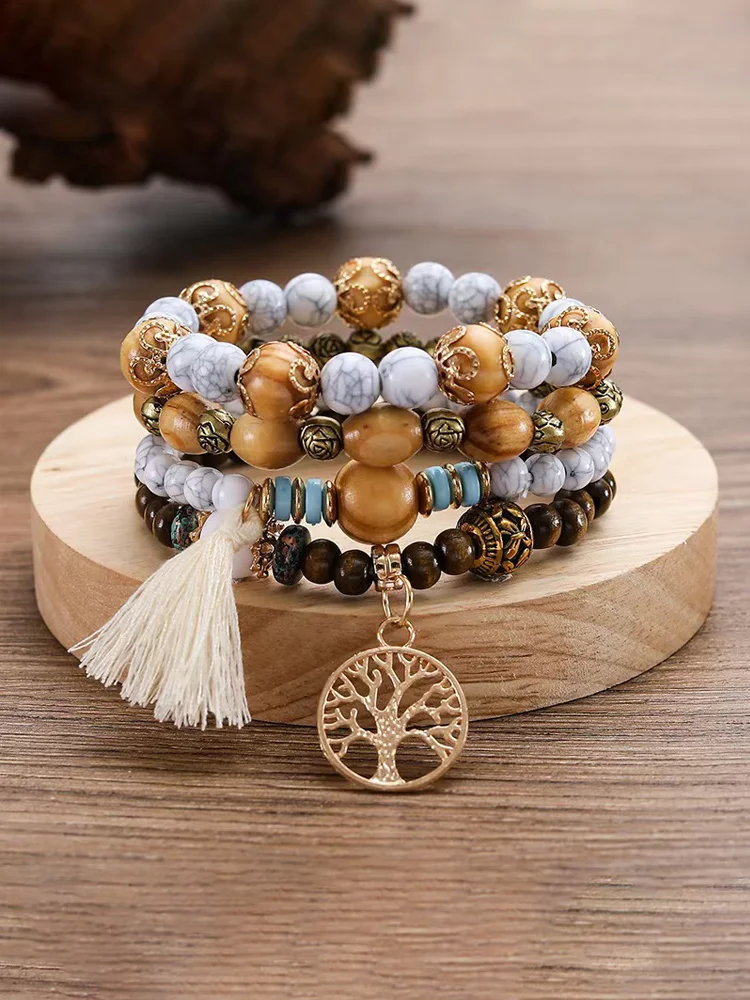 Tree of Life Beaded Bracelet