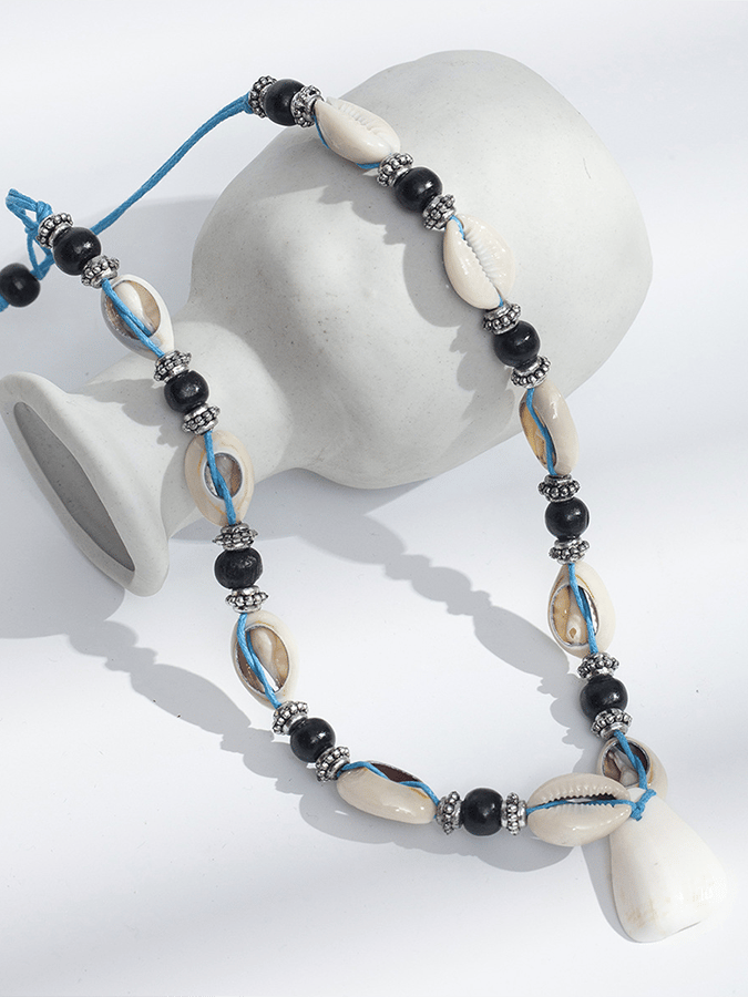 Handmade Shell Bead Necklace