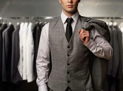 Men's Classic Grey Suit