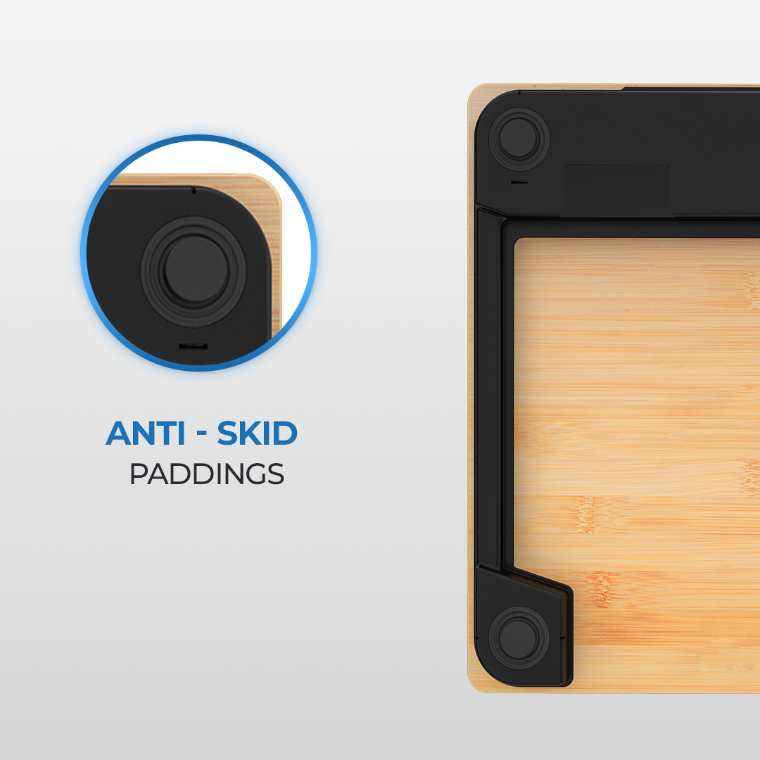 Electronic Weight Scale - Bamboo Design