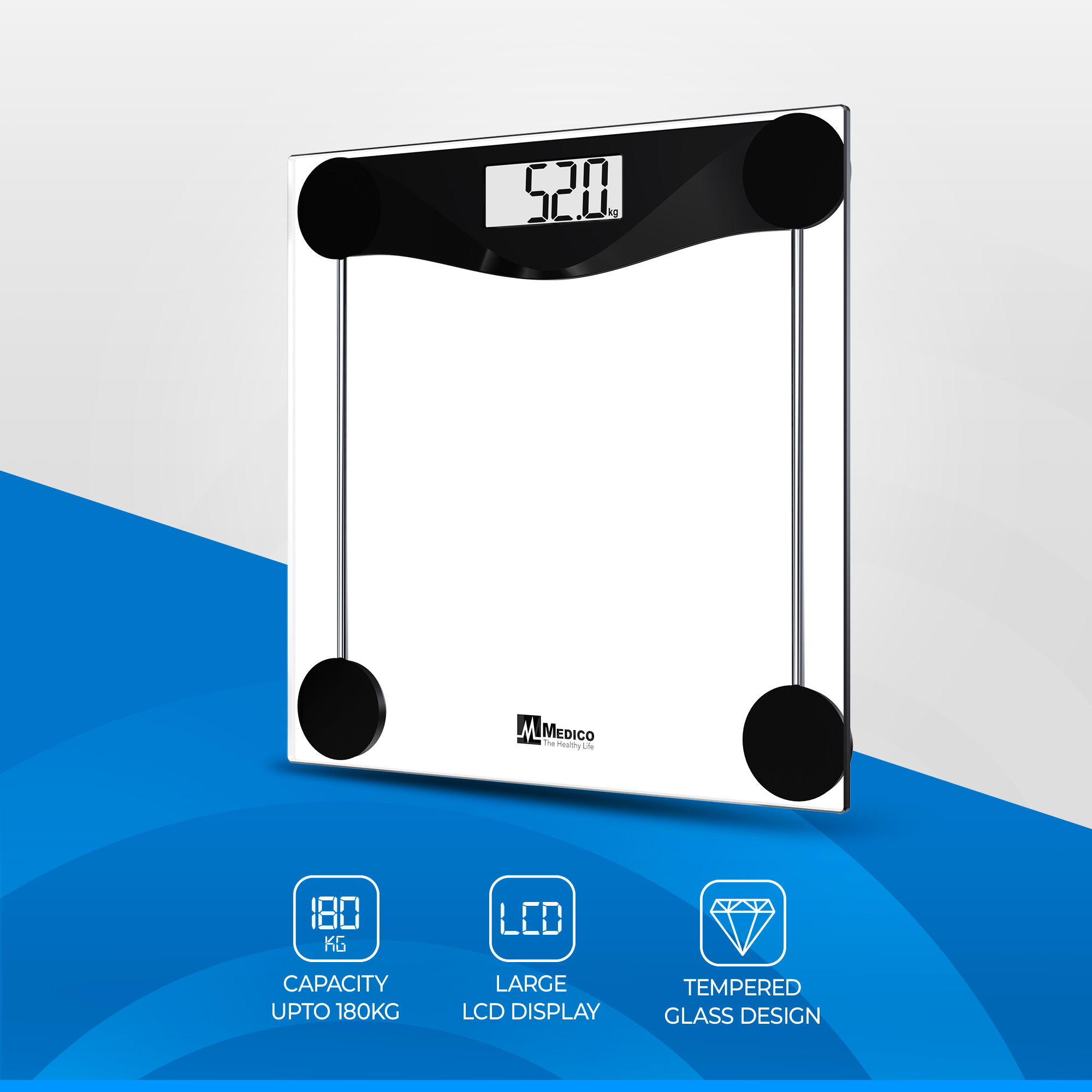 Digital Weight Scale - Transparent