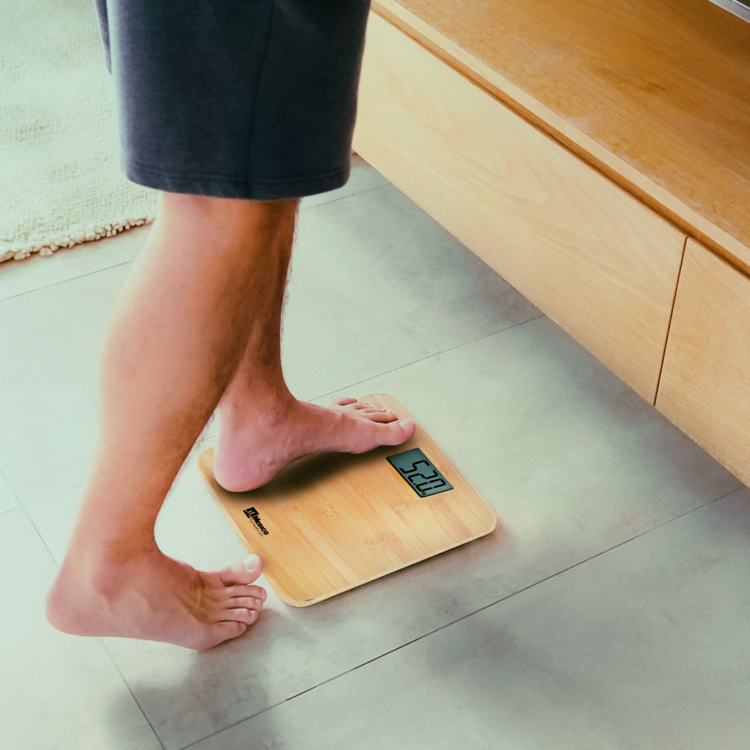 Electronic Weight Scale - Bamboo Design