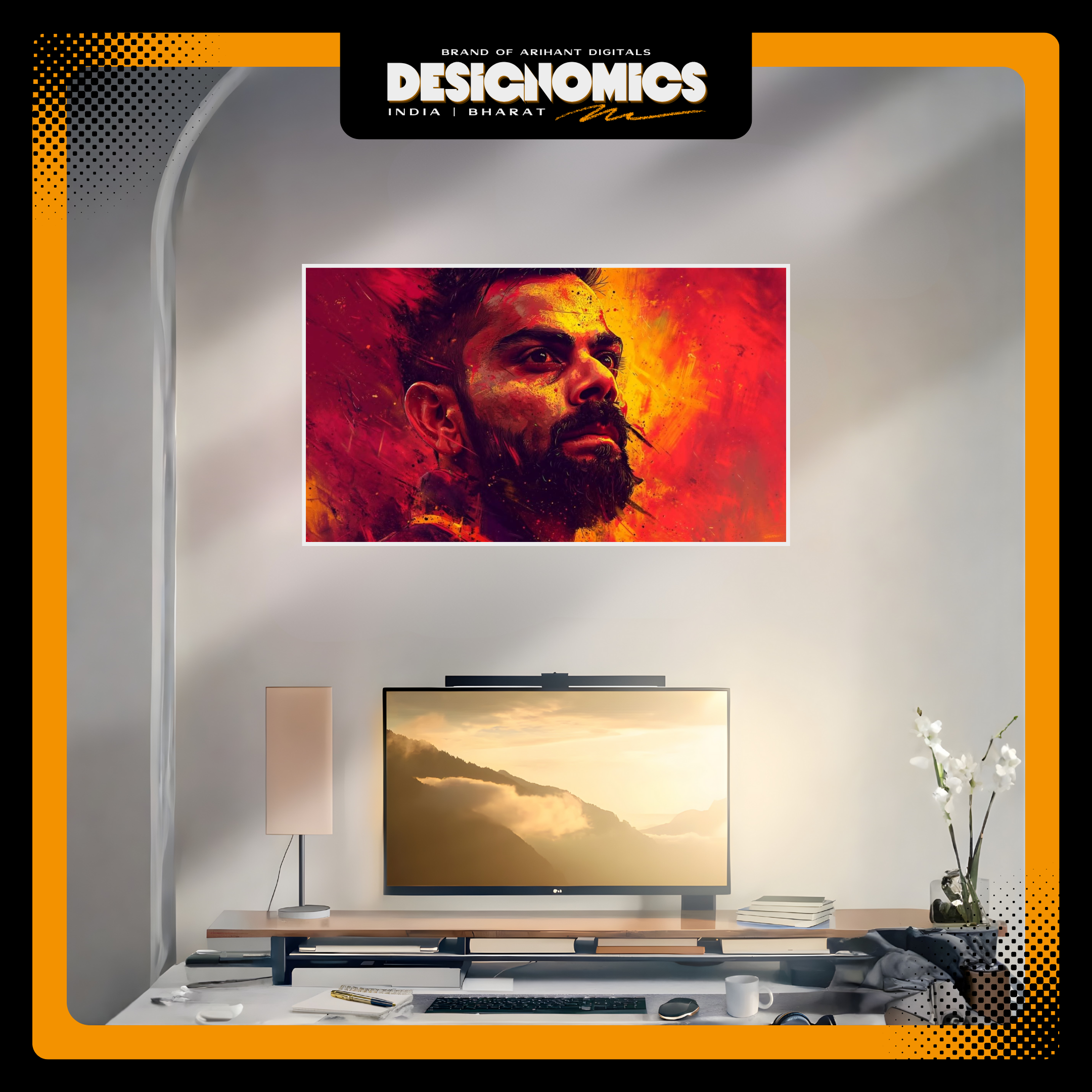 Virat Painting Poster