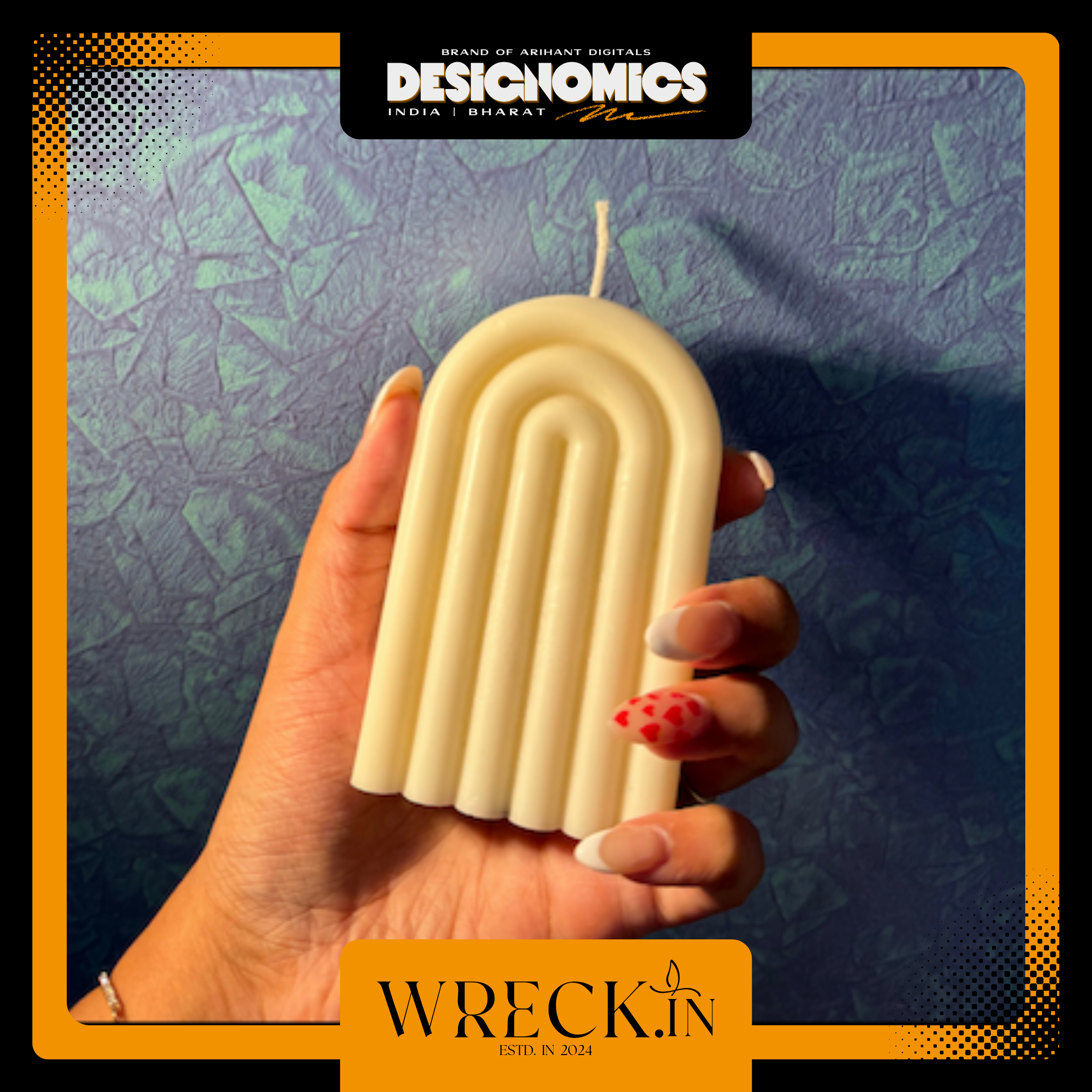 Arch Shaped Decorative Candle