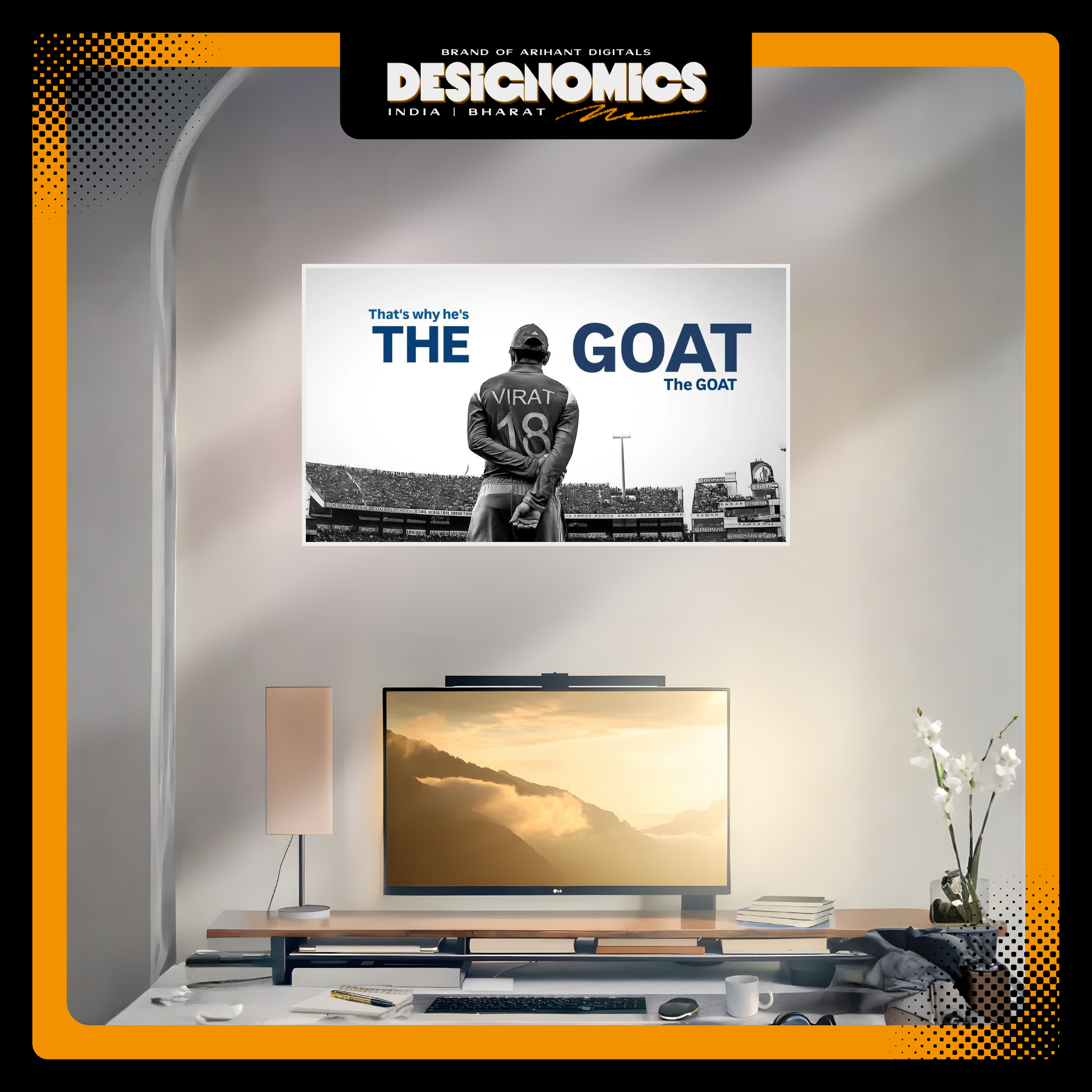 Virat Kohli Motivational Wall Poster