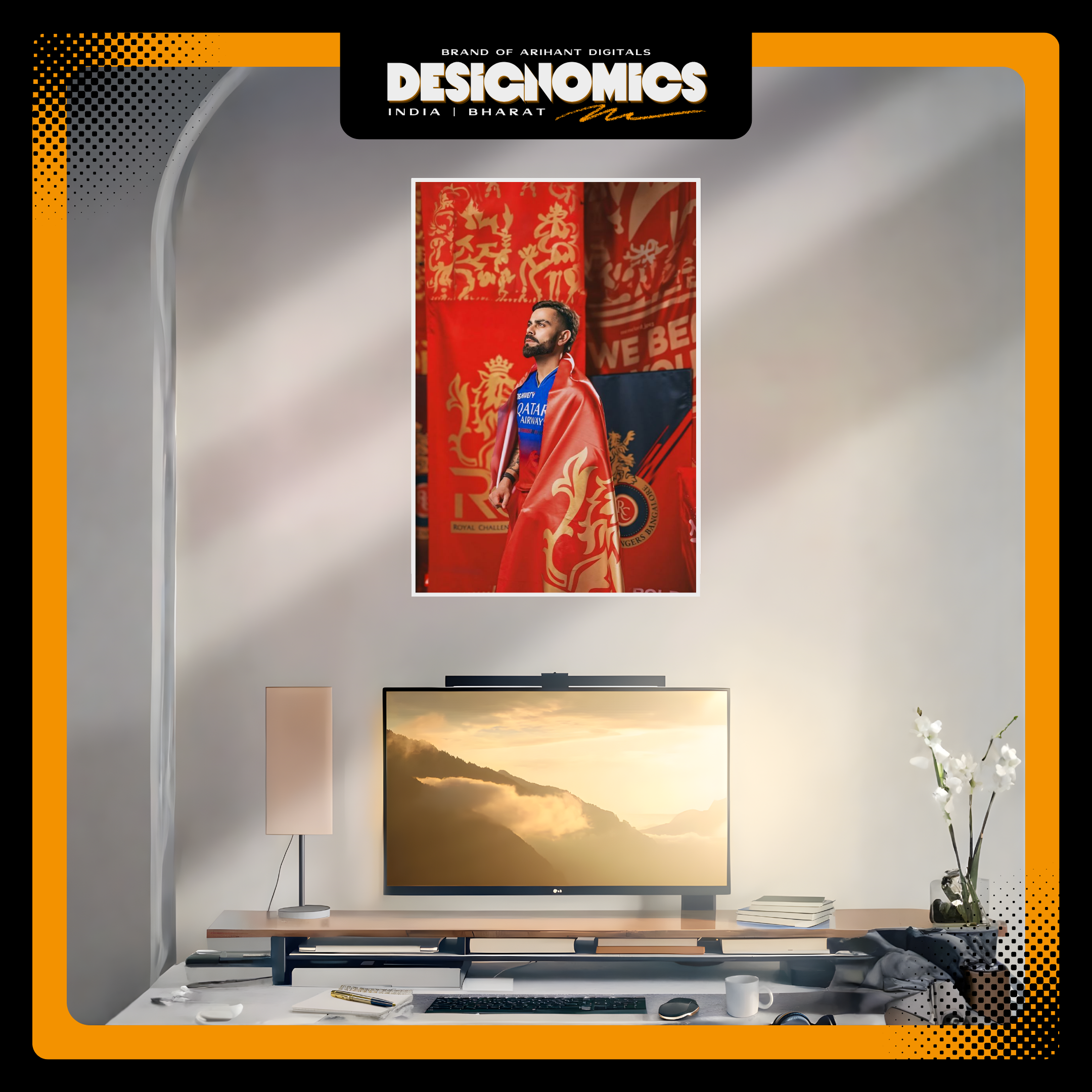 RCB PHOTOSHOOT VIRAT KHOLI POSTER