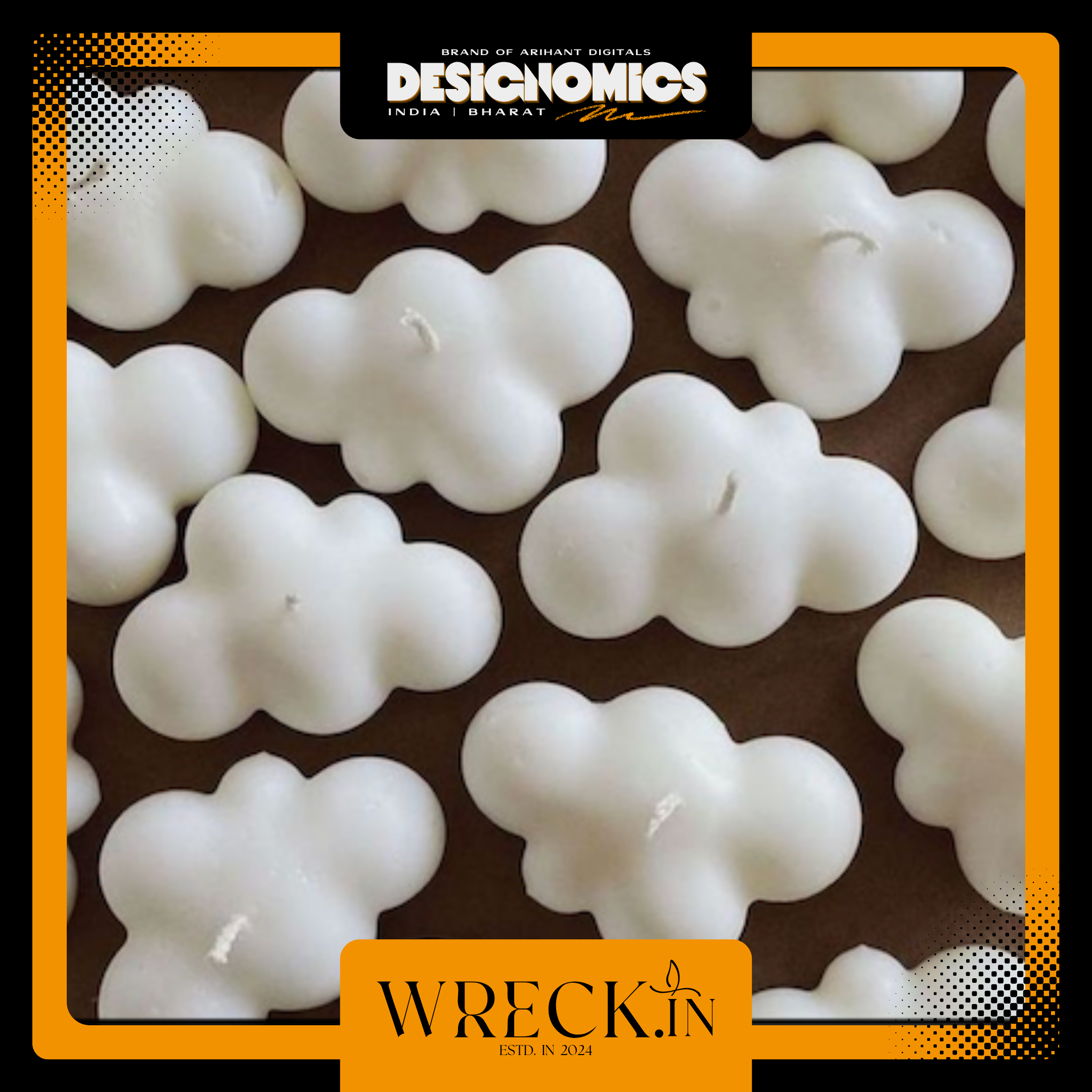Cloud-shaped Scented Candle