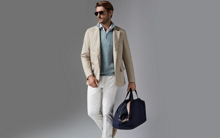 Men's beige blazer