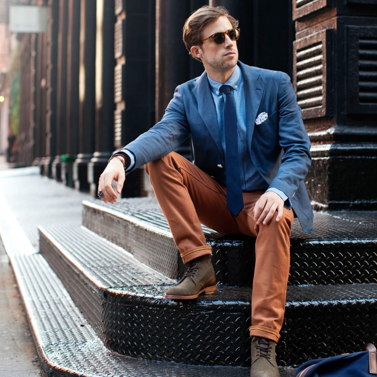 Men’s Blue Casual Blazer